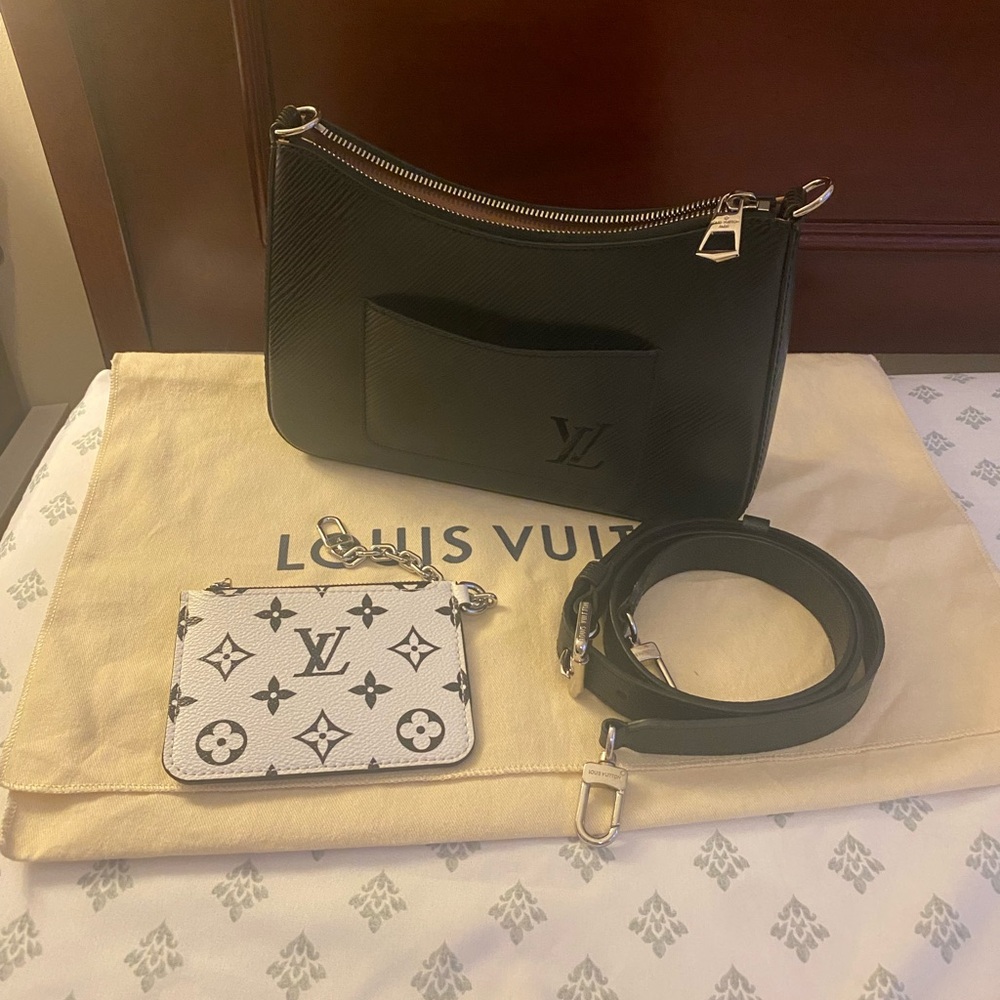 Louis Vuitton Black Epi Marelle View 4